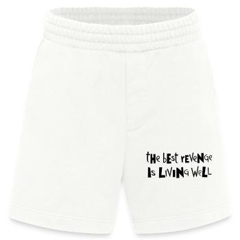 Beste Rache ... von Cean - Heavyweight Shorts - made by SPREAD  - OFF WHITE - Vorne