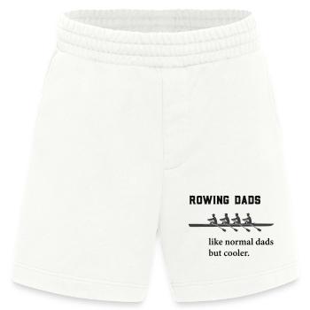 Rudern Sprüche: Rowing Dads  - Heavyweight Shorts - made by SPREAD  - OFF WHITE - Vorne
