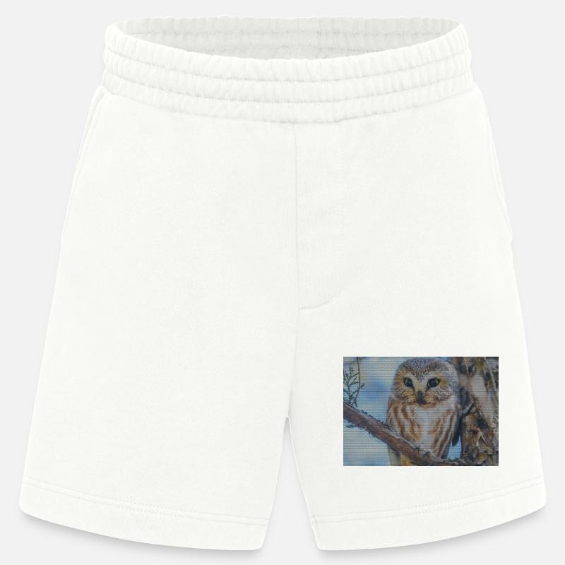 Abendwald Eulenblick - Short bio épais fabriqué en UE - OFF WHITE