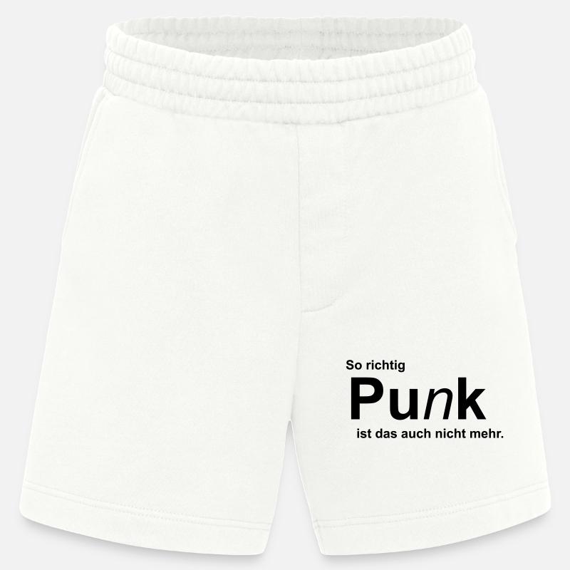 Richtig Punk - Heavyweight Shorts - made by SPREAD  - OFF WHITE