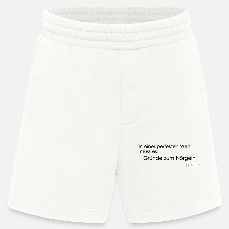 Raison de se plaindre - Short bio épais fabriqué en UE - OFF WHITE