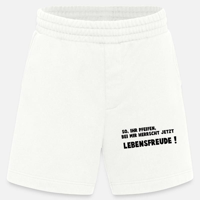 Lebensfreude - Heavyweight Shorts - made by SPREAD  - OFF WHITE