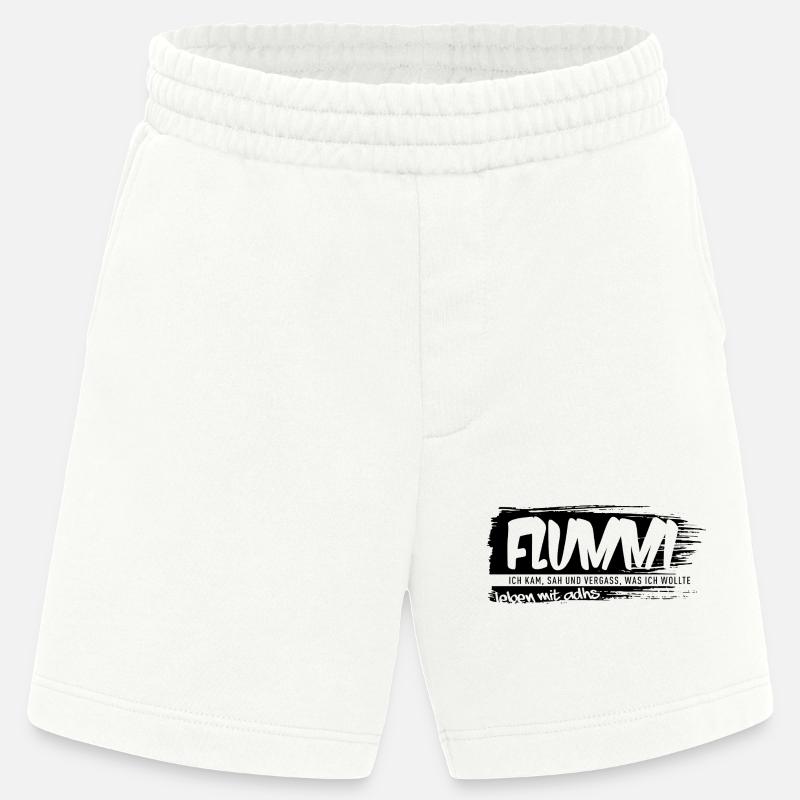 FLUMMI – Leben mit ADHS - Heavyweight Shorts - made by SPREAD  - OFF WHITE