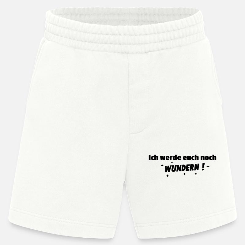 Ich werde Euch noch wundern - Heavyweight Shorts - made by SPREAD  - OFF WHITE