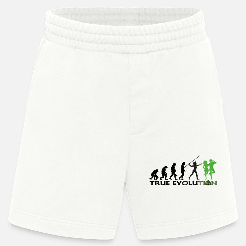 Évolution vers la danse traditionnelle irlandaise - Short bio épais fabriqué en UE - OFF WHITE