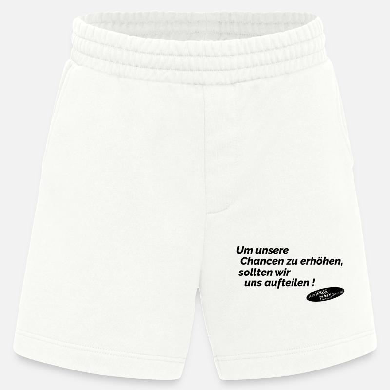 Augmenter les opportunités - Short bio épais fabriqué en UE - OFF WHITE