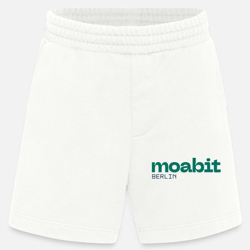 Moabit Berlin Schönes simples Design - Heavyweight Shorts - made by SPREAD  - OFF WHITE