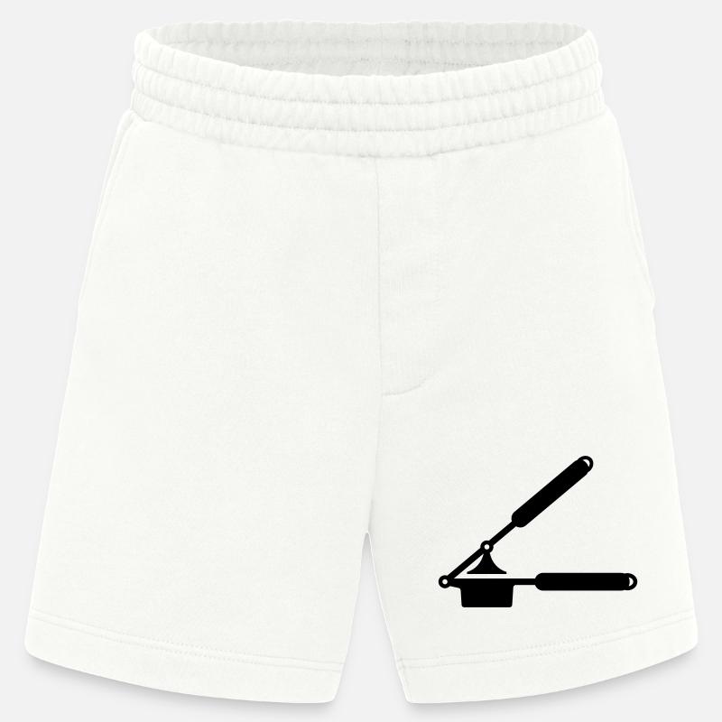 Knoblauch Presse oder Spätzle Presse - Heavyweight Shorts - made by SPREAD  - OFF WHITE