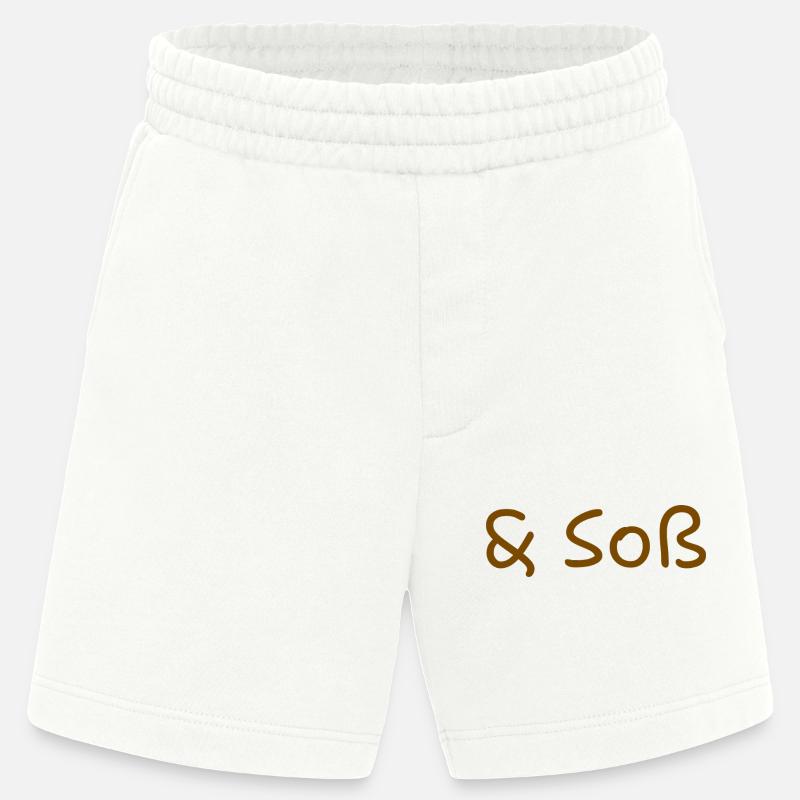 Sauce(s) - Short bio épais fabriqué en UE - OFF WHITE