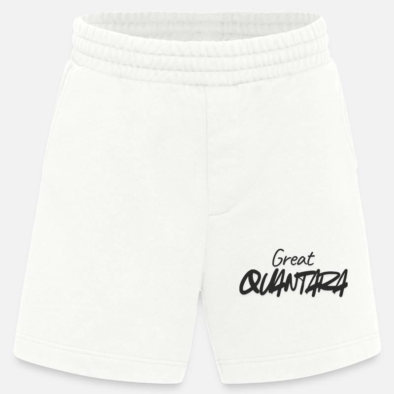 Grande quantité Graffiti Script - Short bio épais fabriqué en UE - OFF WHITE