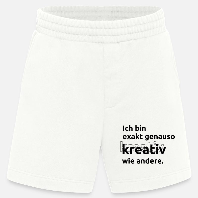 Just as creative as others - Heavyweight Shorts - made by SPREAD  - OFF WHITE