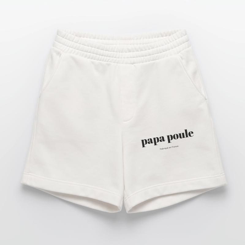 Daddy-Chicken-script Heavyweight Shorts - made by SPREAD 