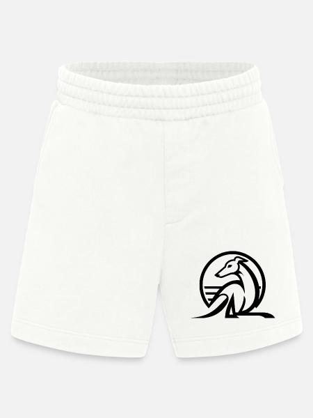 Logo Galgo - Short bio épais fabriqué en UE - OFF WHITE