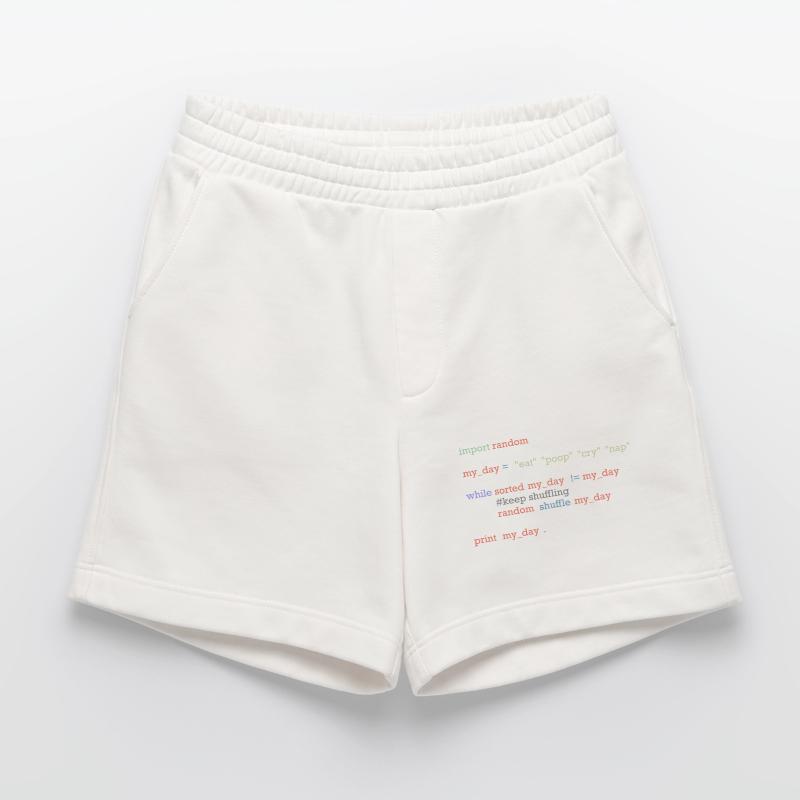 Lustiger Python-Code über den Alltag, Baby Heavyweight Shorts - made by SPREAD 