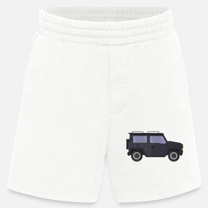 Jeep - Heavyweight Shorts - made by SPREAD  - OFF WHITE