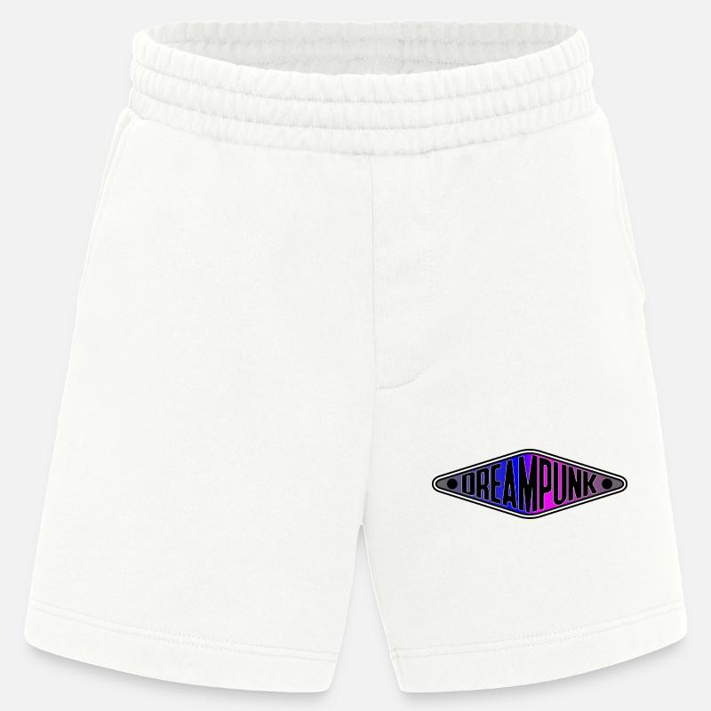 Dreampunk Neon Diamant - Heavyweight Shorts - made by SPREAD  - OFF WHITE