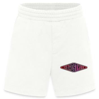 Hardstyle Hemd - Hardcore Techno Rave Vibes - Heavyweight Shorts - made by SPREAD  - OFF WHITE - Vorne