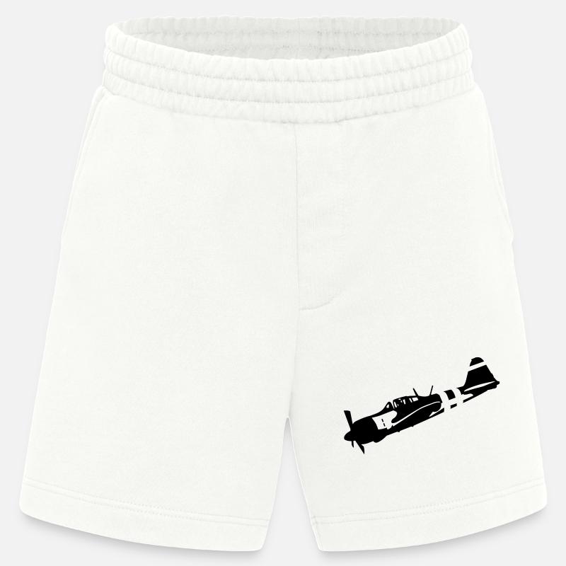 zéro - Short bio épais fabriqué en UE - OFF WHITE