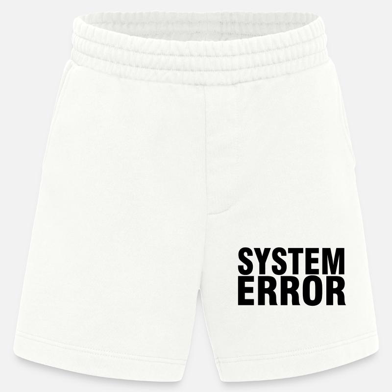 Défaillance du système - Short bio épais fabriqué en UE - OFF WHITE