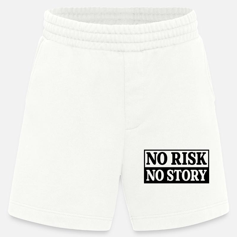 Pas de risque, pas d’histoire - Short bio épais fabriqué en UE - OFF WHITE