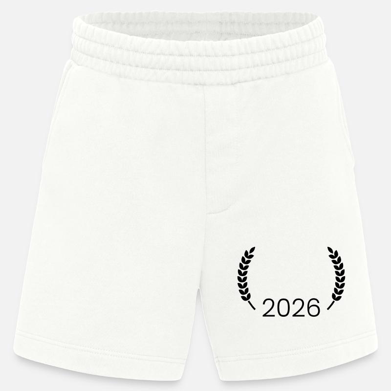 Couronne 2026 - Short bio épais fabriqué en UE - OFF WHITE