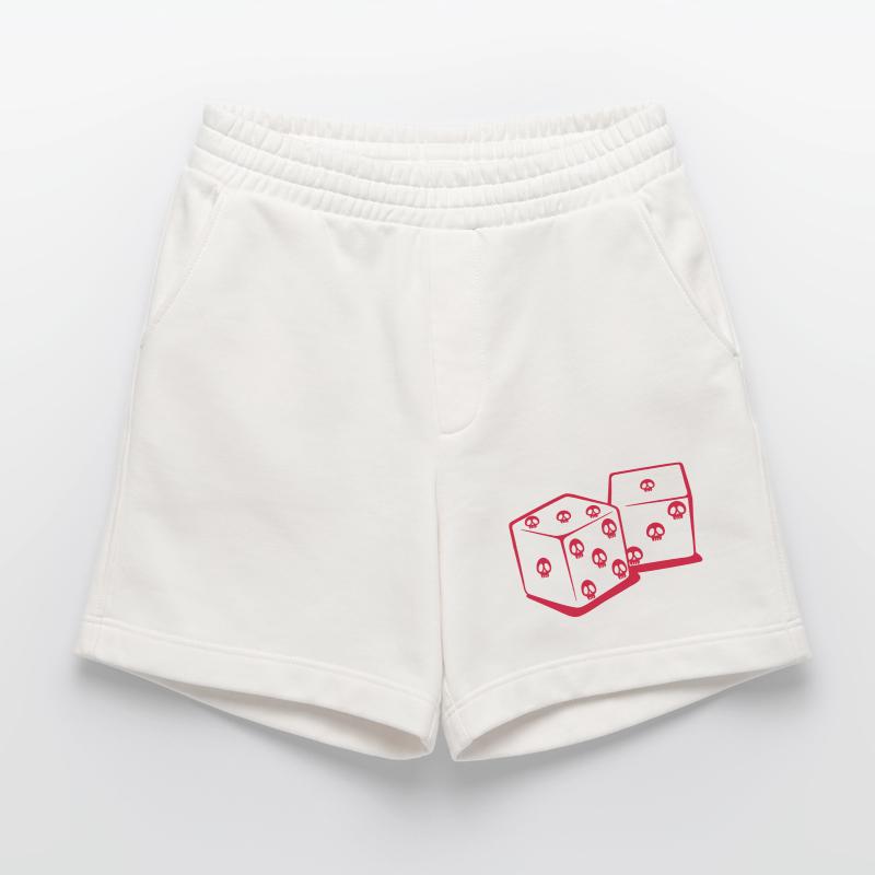 Playing with dice (red) Heavyweight Shorts - made by SPREAD 