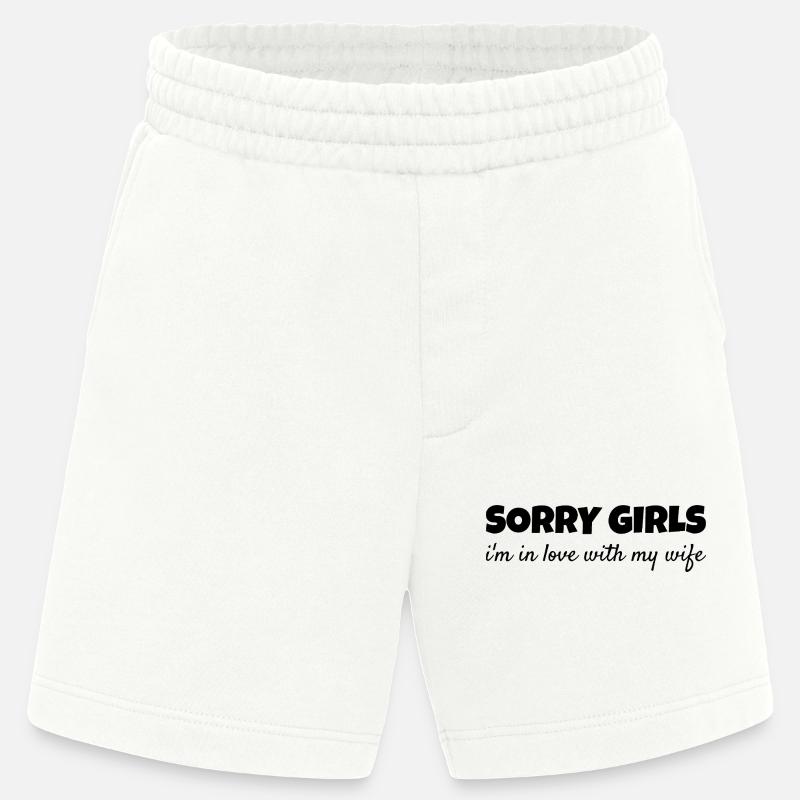 Vergeben Ehemann Stolz Liebesbeweis Romantisch - Heavyweight Shorts - made by SPREAD  - OFF WHITE