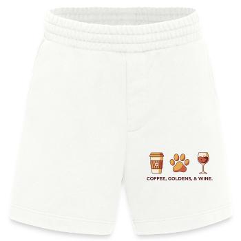 Coffee Goldens und Weinwochenend-Essentials - Heavyweight Shorts - made by SPREAD  - OFF WHITE - Vorne