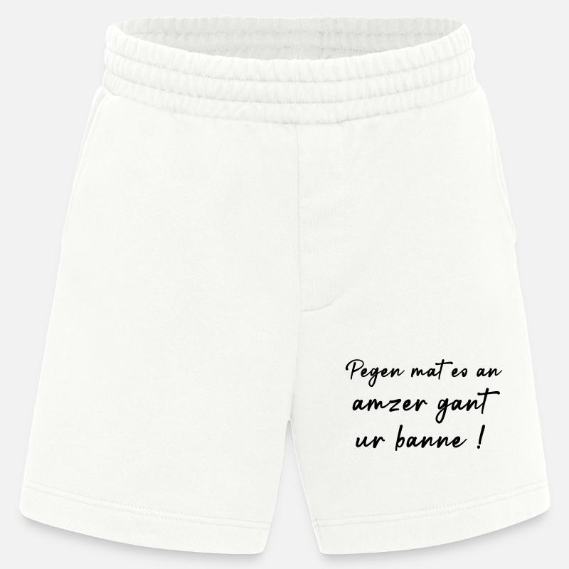 Mach dir einen Bann! - Heavyweight Shorts - made by SPREAD  - OFF WHITE