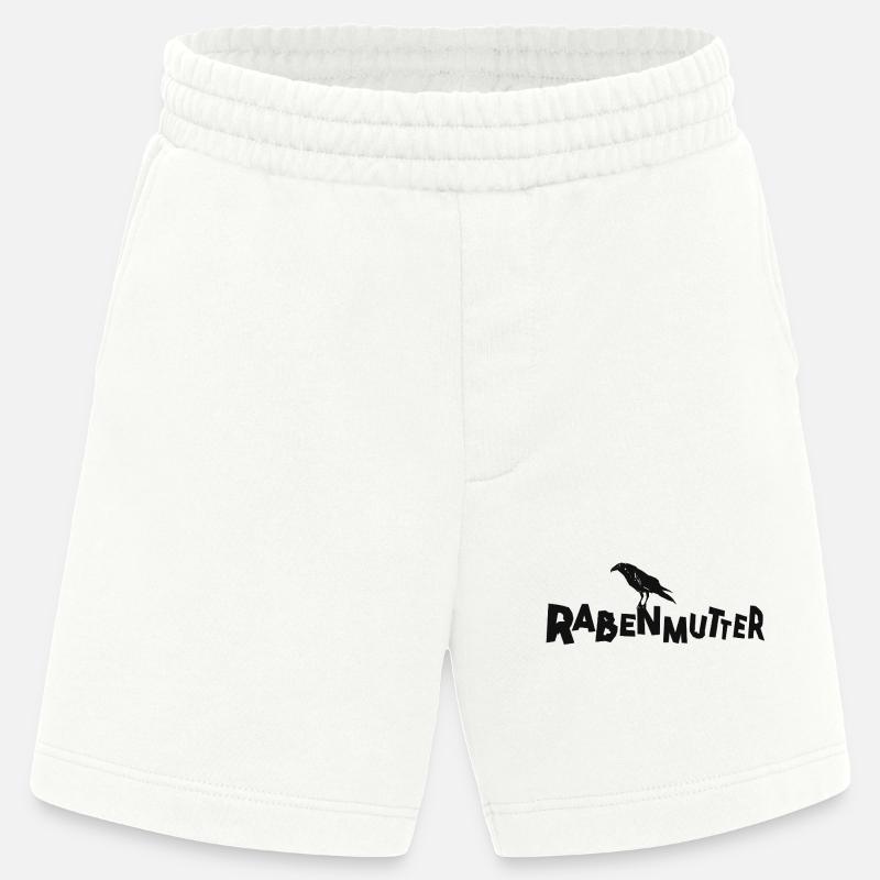 Rabenmutter - Mutter - Mama - Mami - Rabe - Heavyweight Shorts - made by SPREAD  - OFF WHITE