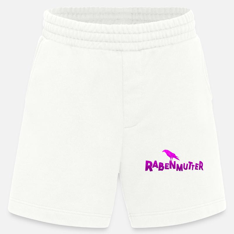 Rabenmutter - Mutter - Mama - Mami - Rabe - Heavyweight Shorts - made by SPREAD  - OFF WHITE