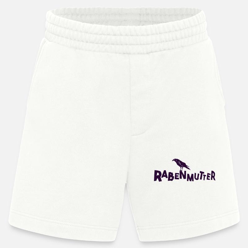 Rabenmutter - Mutter - Mama - Mami - Rabe - Heavyweight Shorts - made by SPREAD  - OFF WHITE