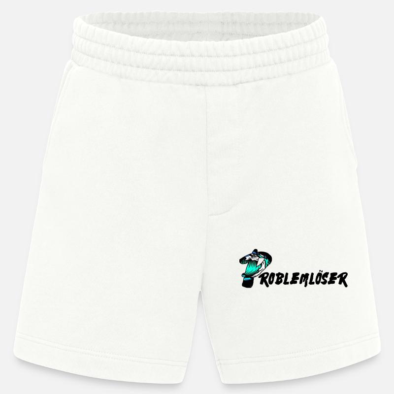 Problem solver text - Heavyweight Shorts - made by SPREAD  - OFF WHITE