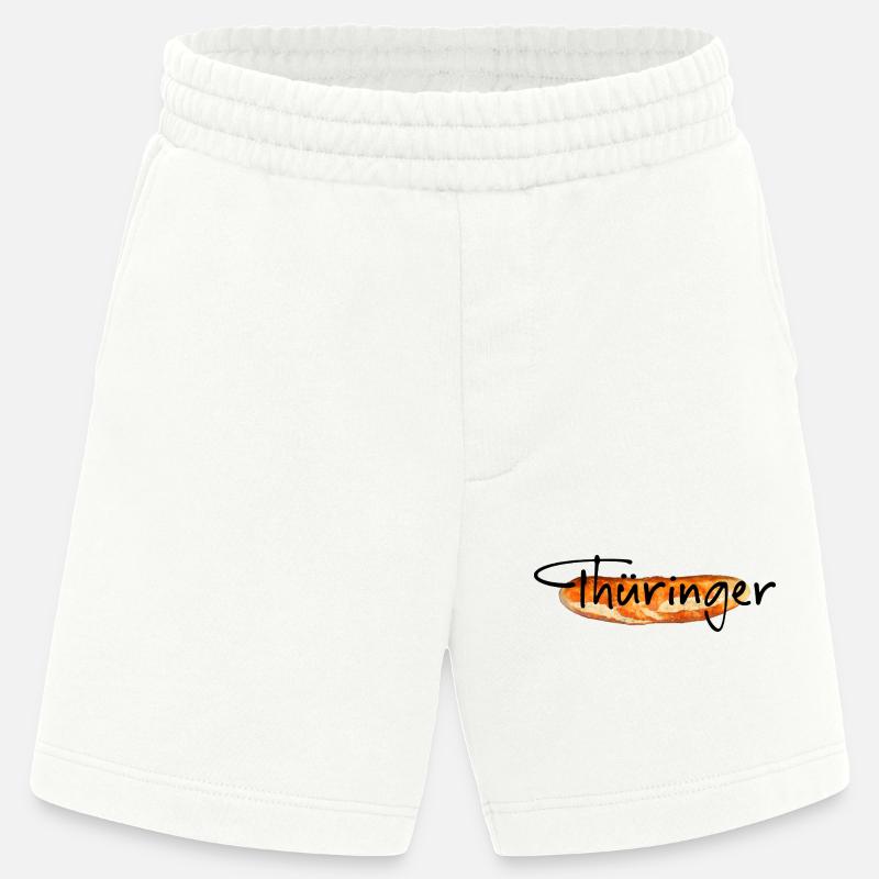 Bratwurst de Thuringe - Short bio épais fabriqué en UE - OFF WHITE