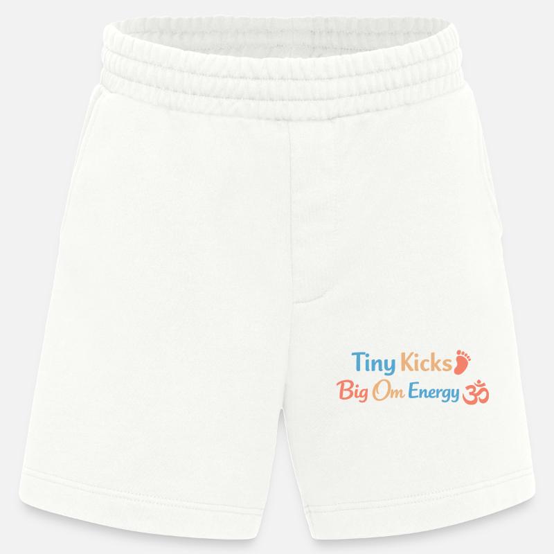 Vorgeburtliches Yoga Werdende Mutter - Heavyweight Shorts - made by SPREAD  - OFF WHITE