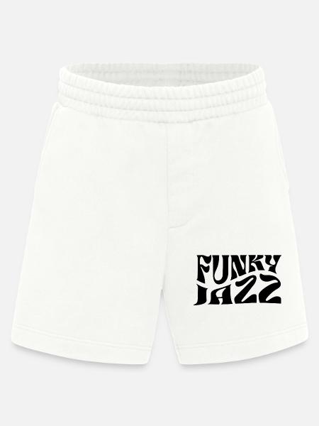Funky Jazz Musik-Logo-Design - Heavyweight Shorts - made by SPREAD - OFF WHITE