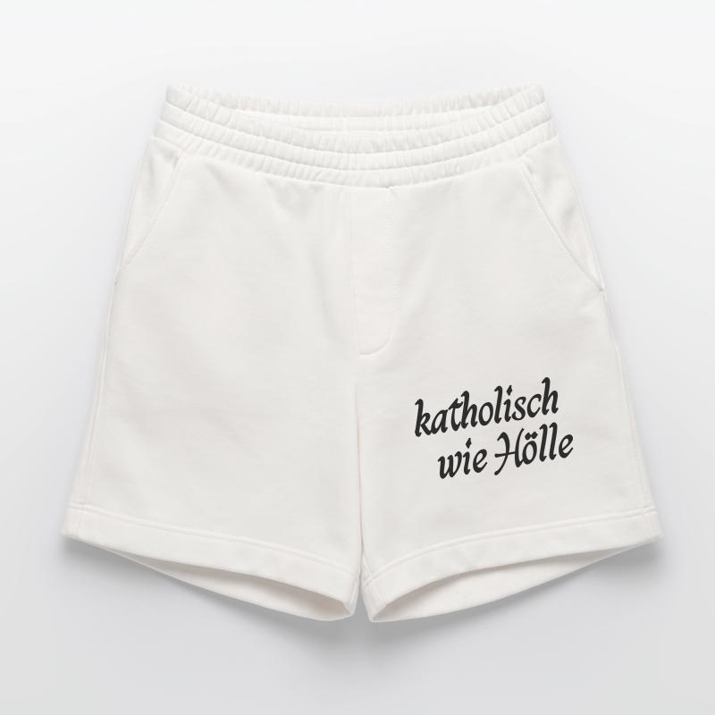 Catholic as hell Heavyweight Shorts - made by SPREAD 