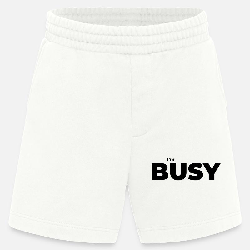 Beschäftigt mit beschäftigt sein - Heavyweight Shorts - made by SPREAD - OFF WHITE