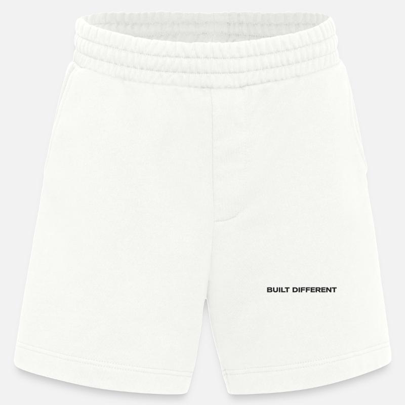 Construit différemment - Short bio épais fabriqué en UE - OFF WHITE