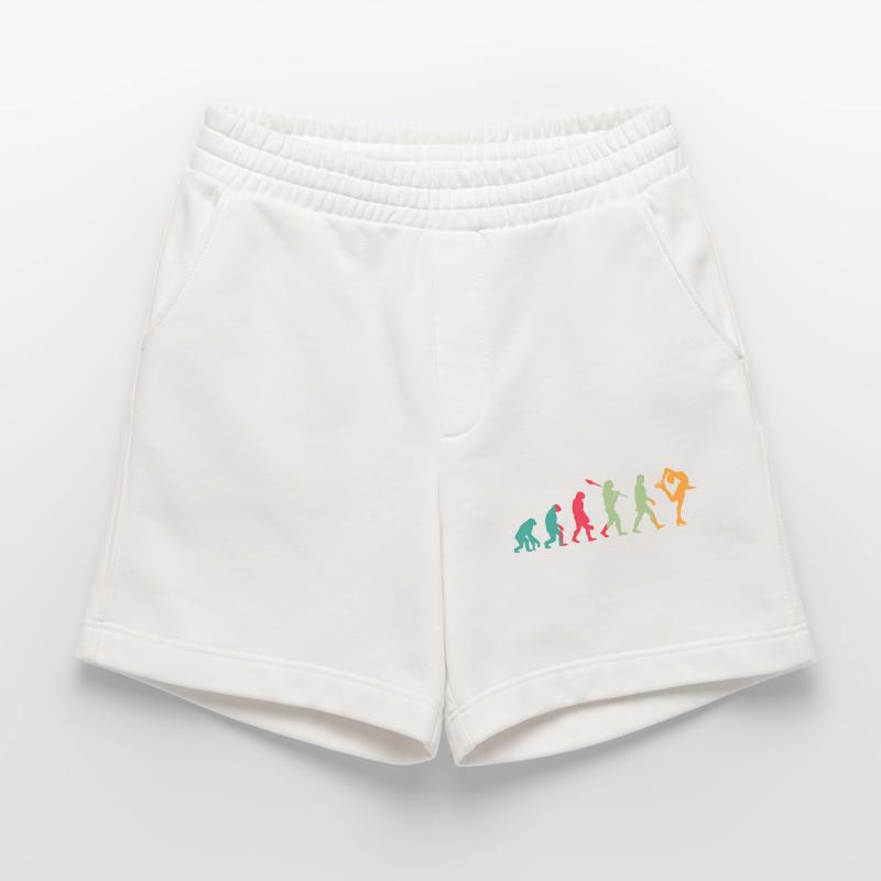 Eislauf Evolution Schlittschuh Entwicklung Winter Heavyweight Shorts - made by SPREAD 