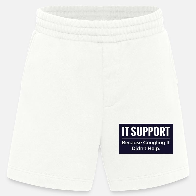 IT-Support-T-Shirt – Lustiger Technik-Büro-Humor - Heavyweight Shorts - made by SPREAD  - OFF WHITE