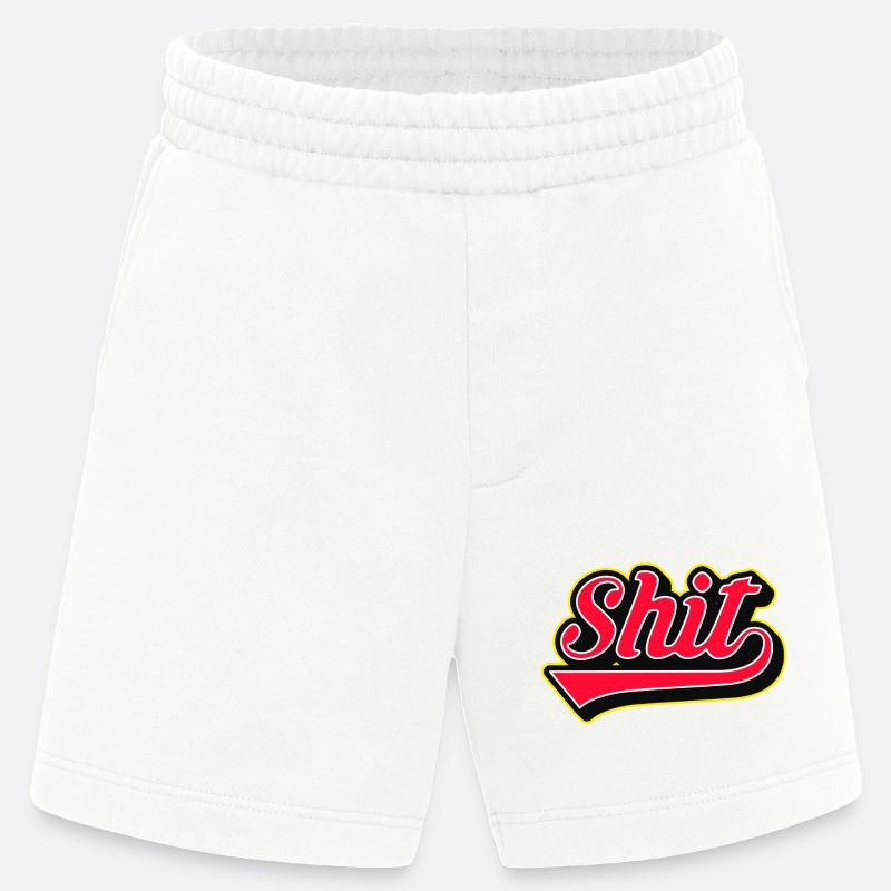 Shit Word Script Logo - Heavyweight Shorts - made by SPREAD  - OFF WHITE