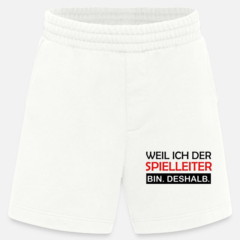 Because I'm the game master, that's why role-playing - Heavyweight Shorts - made by SPREAD  - OFF WHITE