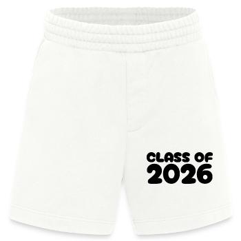 Classe de 2026 - Short bio épais fabriqué en UE - OFF WHITE - Devant