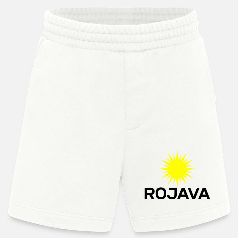 Rojava - Short bio épais fabriqué en UE - OFF WHITE