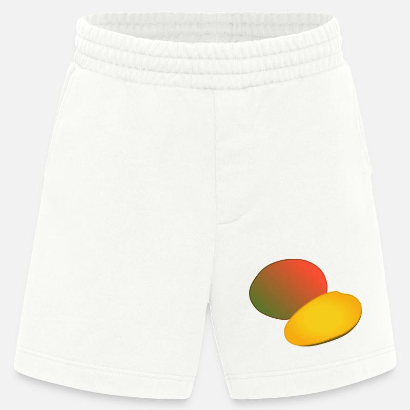 Gradient du duo de mangues tropicales - Short bio épais fabriqué en UE - OFF WHITE