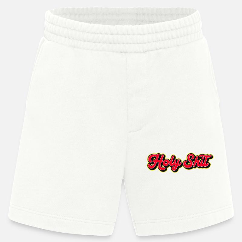 Holy Shit 3D Red Script - Short bio épais fabriqué en UE - OFF WHITE