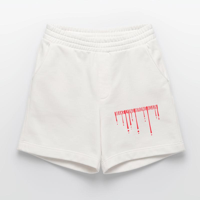 Make Lying Wrong Again Political Statement Shirt Heavyweight Shorts - made by SPREAD 