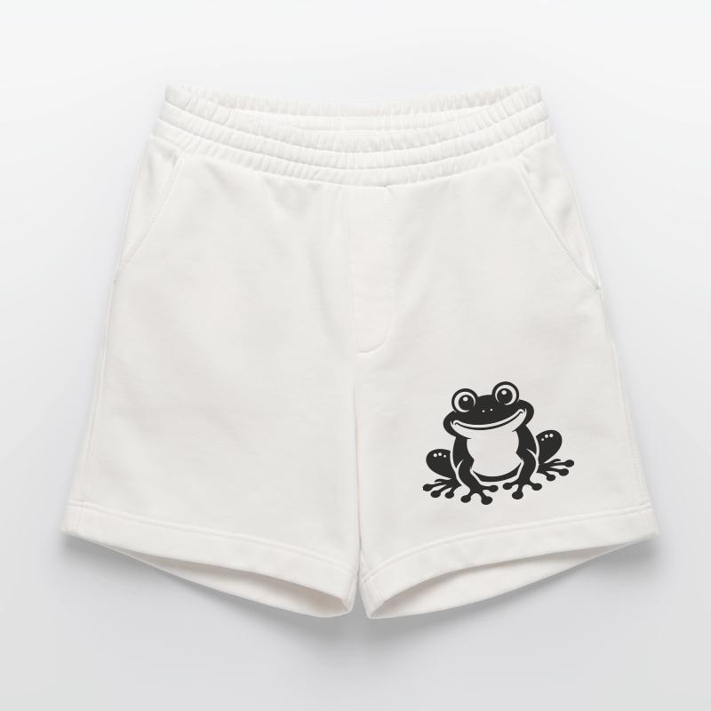 Toad Comic Frog Heavyweight Shorts - made by SPREAD 