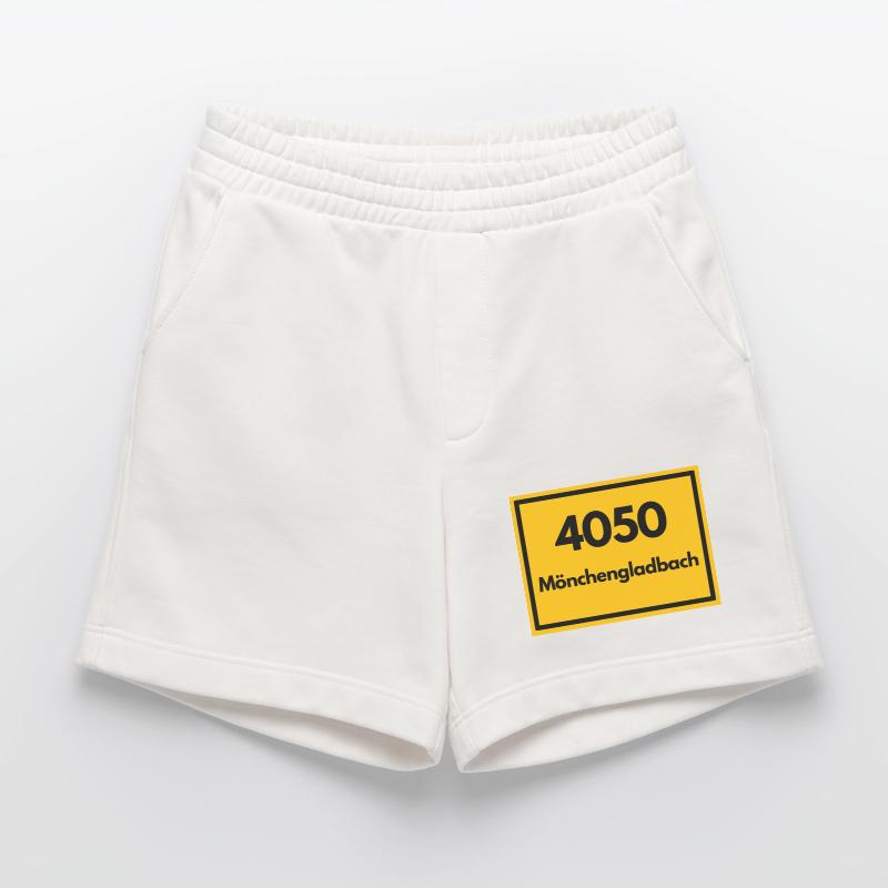 OLD POSTCODE POSTCODE 4050 MÖNCHENGLADBACH FUSSBAL Heavyweight Shorts - made by SPREAD 